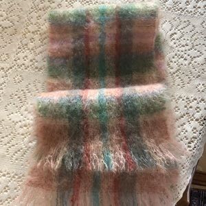 Mohair / Wool scarf pastels